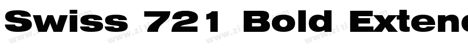 Swiss 721 Bold Extended BT(1)字体转换